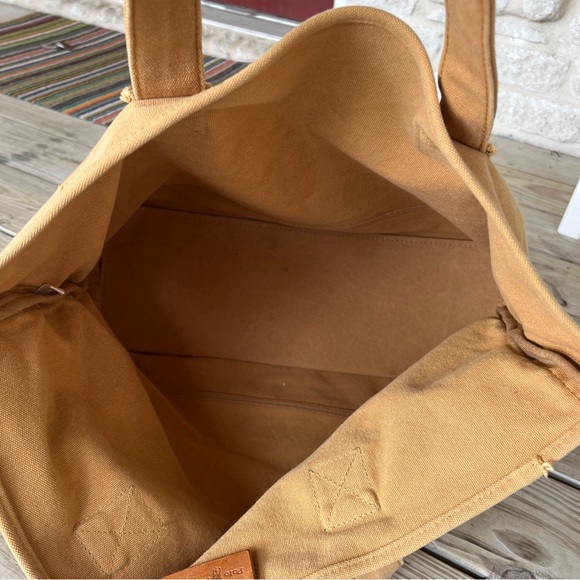Polo Ralph Lauren RRL Double RL canvas tote bag cattle co. R. Lauren & Co. Tan - Picture 4 of 10